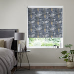 Insta Fit No Drill Adventure Blackout Denim Roller Blinds - Fit in 30 Secs