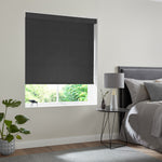 Insta Fit No Drill Freesia Slate Roller Blinds - Fit in 30 Secs