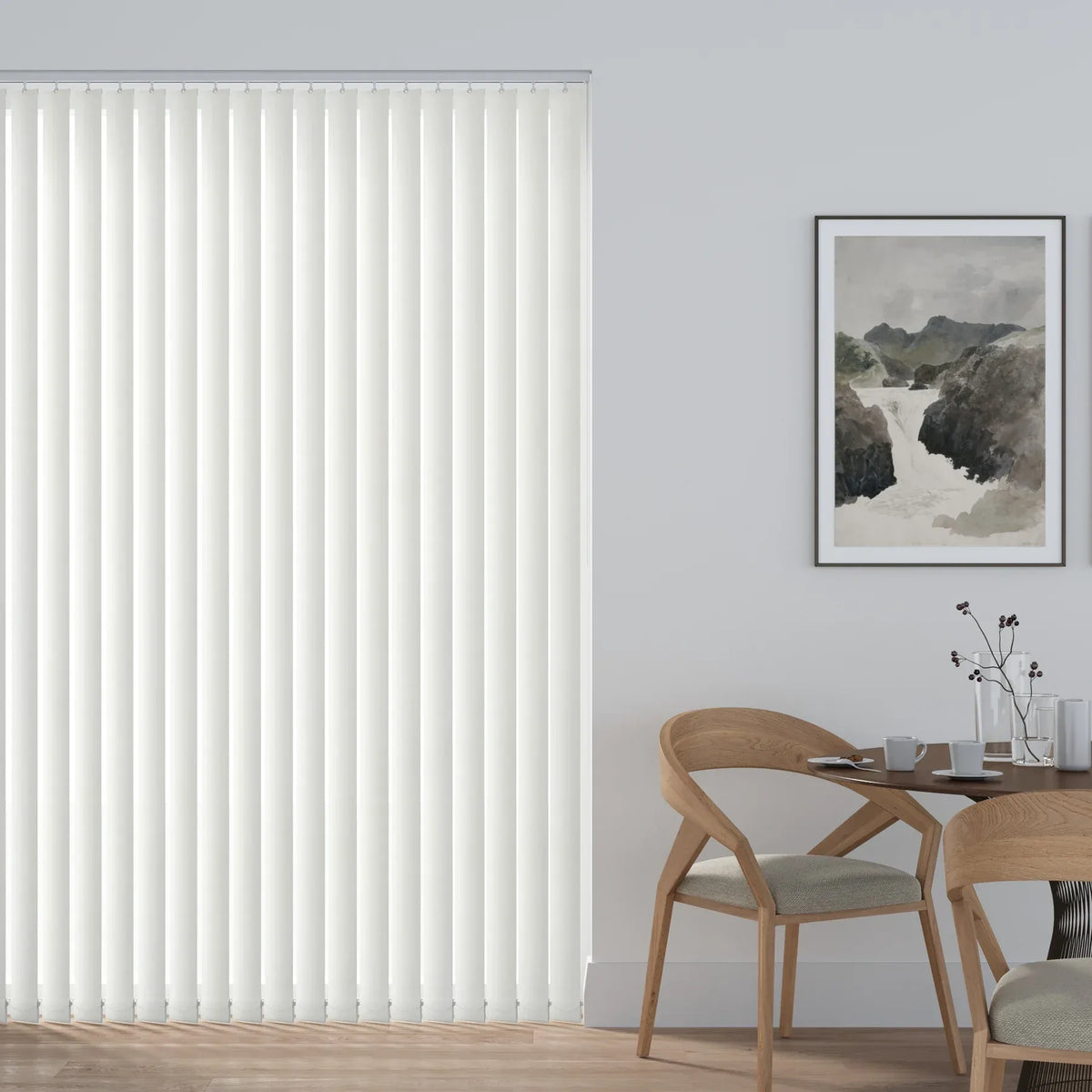 Rome Snow Vertical Replacement Blind Slat