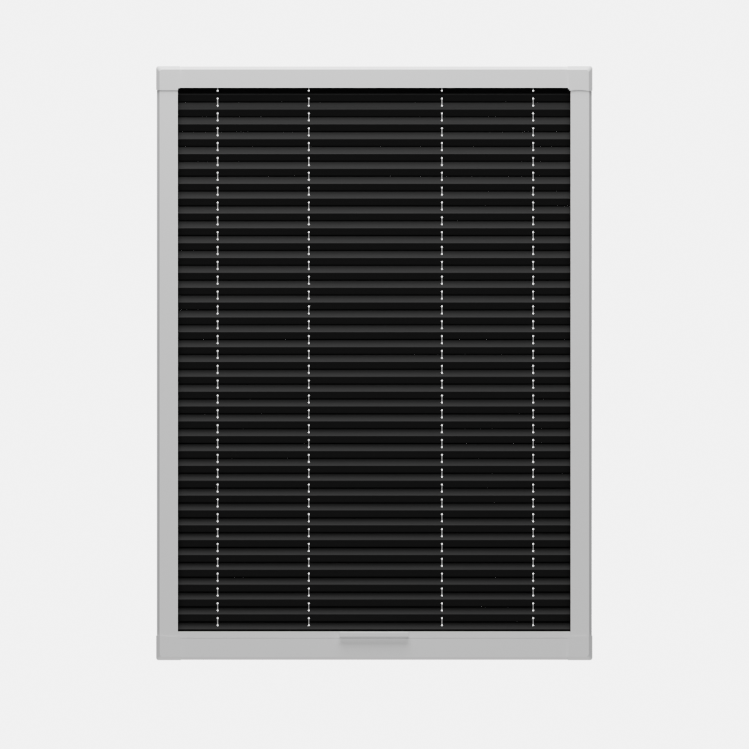 Thermal Blackout Perfect Fit No Drill Pleated Raven