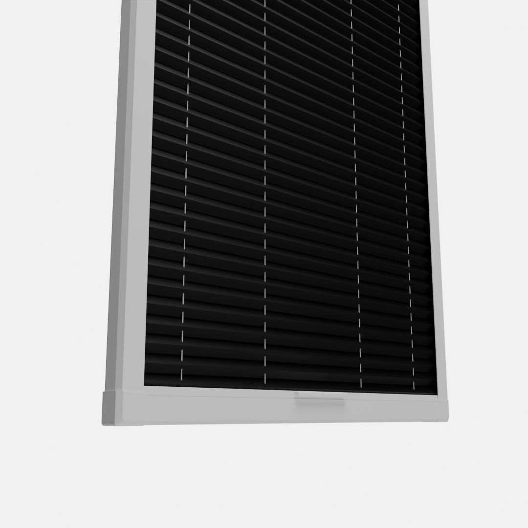 Thermal Blackout Perfect Fit No Drill Pleated Raven