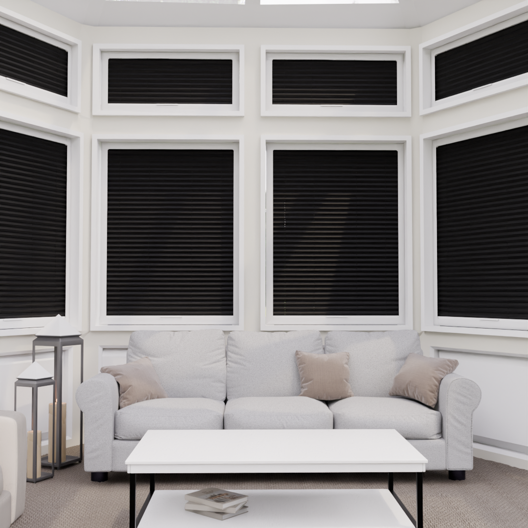 Perfect Fit No Drill Pleated Raven