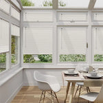 Perfect Fit No Drill Wooden blind - Polar Off White - 25mm