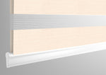 Rose Omega Semi Blackout Cream Electrical Day and Night Blind