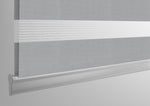 Rose Omega Semi Blackout Silver Electrical Day and Night Blind