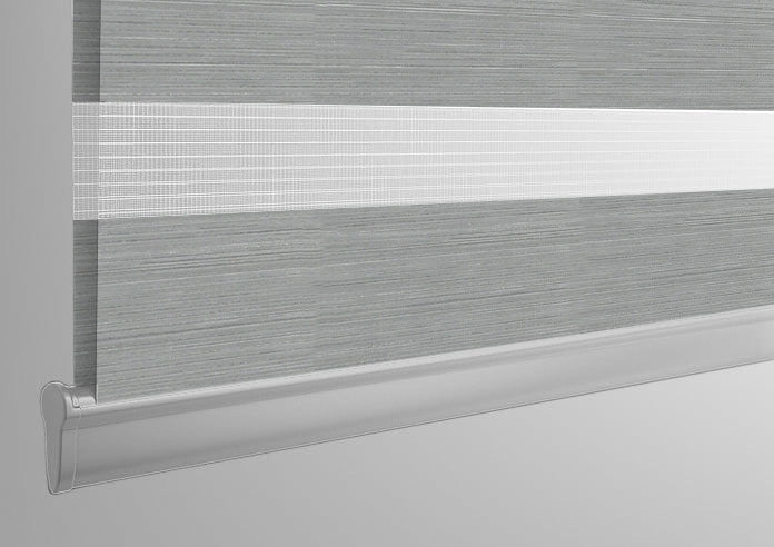 Rose Semi Blackout Grey Electrical Day and Night Blind