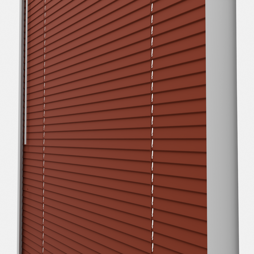 Perfect Fit No Drill Metal Blind - Russet - 25mm