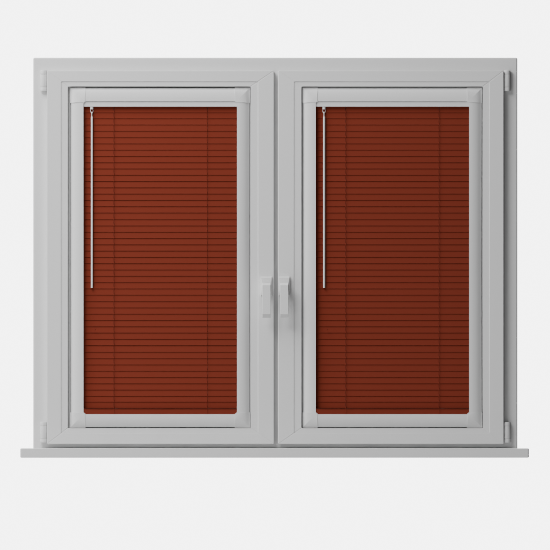 Perfect Fit No Drill Metal Blind - Russet - 25mm