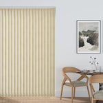 Symphony Black Out Cream Vertical Replacement Blind Slat
