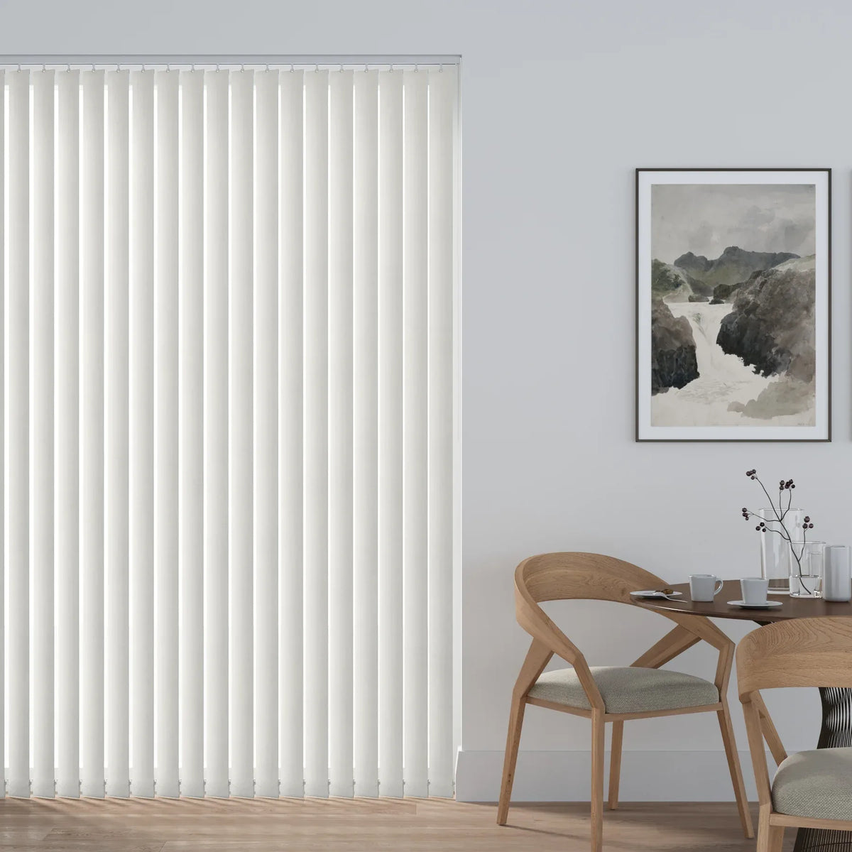 Symphony Blackout White Vertical Replacement Blind Slat