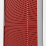 Perfect Fit No Drill Metal Blind - Scarlet - 25mm