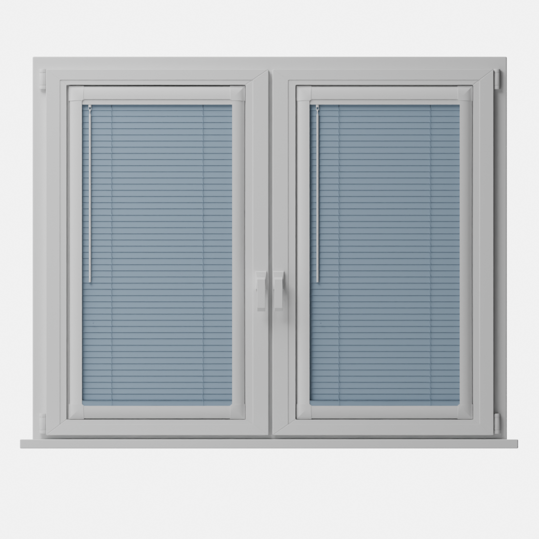 Perfect Fit No Drill Metal Blind - Sea Blue - 25mm