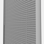 Perfect Fit No Drill Metal Blind - Silver Lustre - 25mm