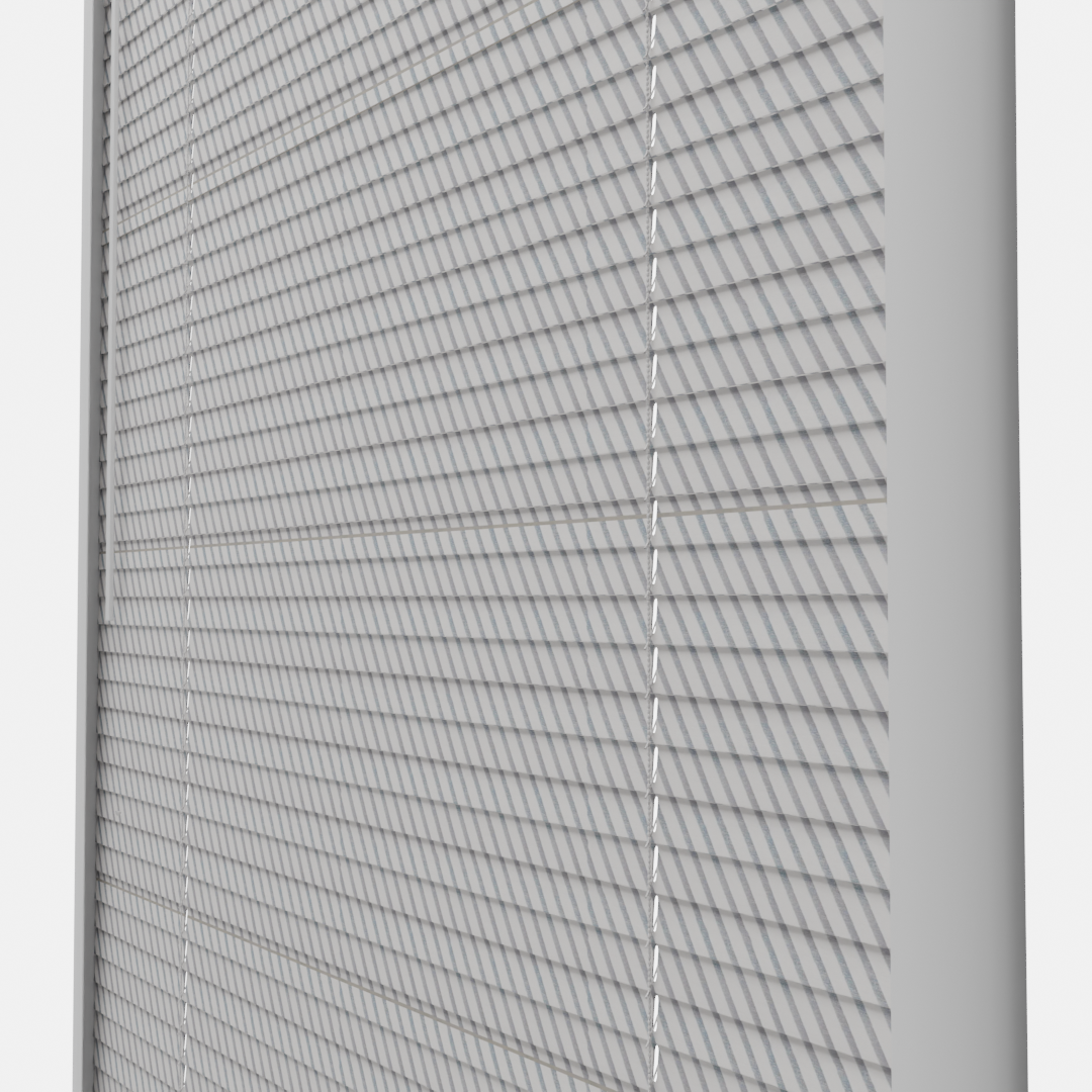 Perfect Fit No Drill Metal Blind - Silver Pitch - 25mm