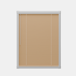 Perfect Fit No Drill Metal Blind - Soft Orange - 25mm