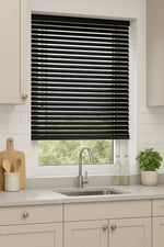 Sparkle Black Metal Venetian Blind - 25mm