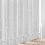 Stripe White Vertical Replacement Blind Slat