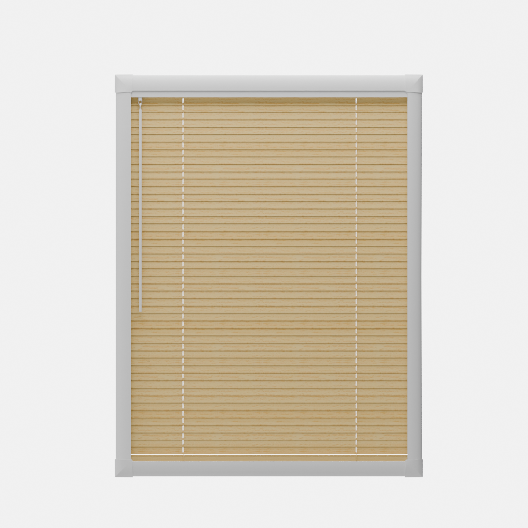 Perfect Fit No Drill Metal Blind - Sugar Maple - 25mm