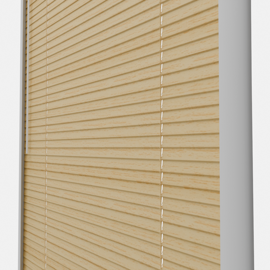 Perfect Fit No Drill Metal Blind - Sugar Maple - 25mm