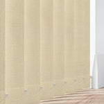 Symphony Black Out Cream Vertical Replacement Blind Slat