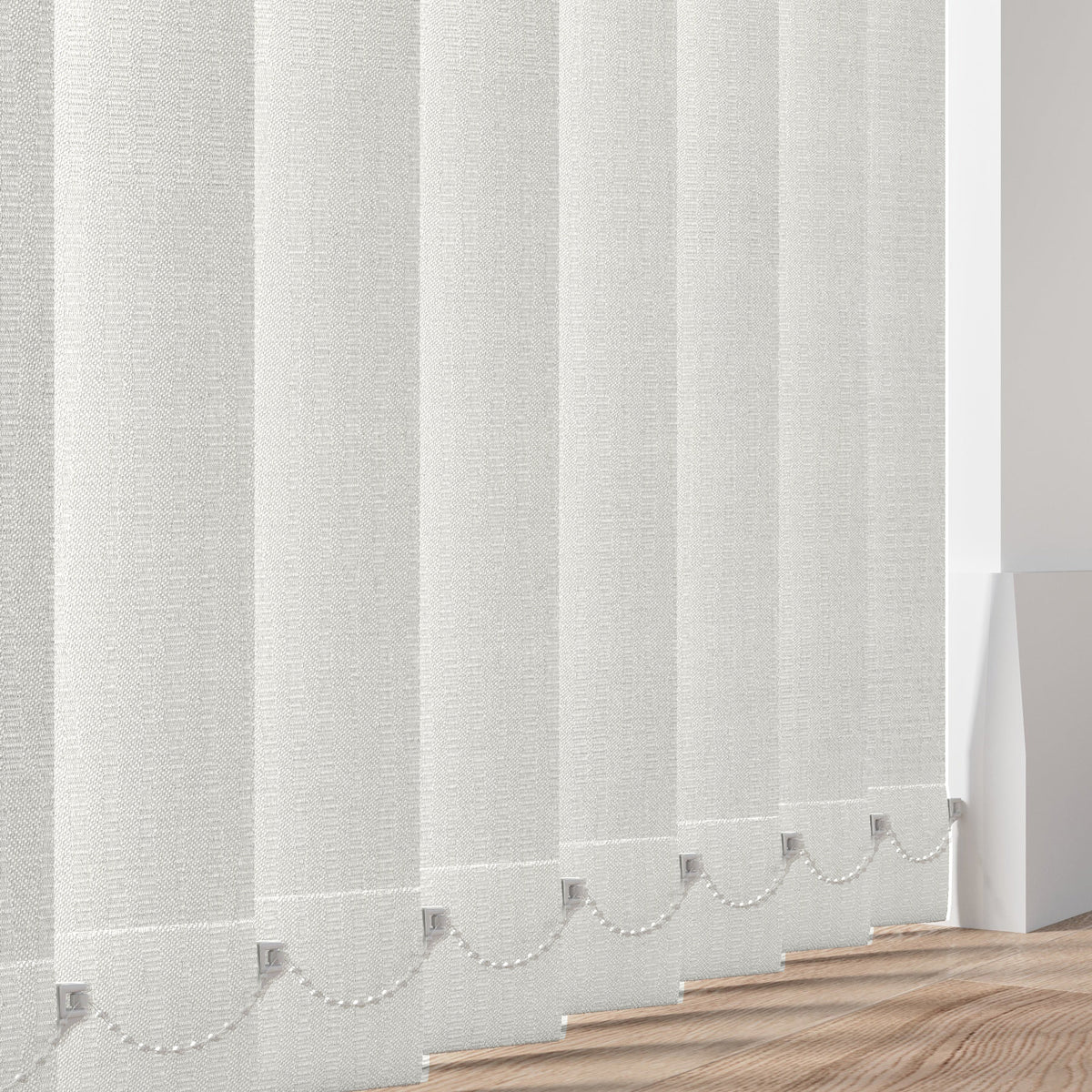 Symphony Blackout White Vertical Replacement Blind Slat