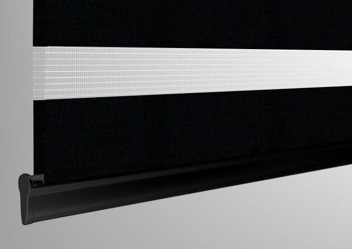 Truro Blackout Black Electrical Day and Night Blind