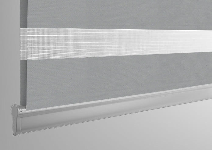 Truro Blackout Grey Electrical Day and Night Blind