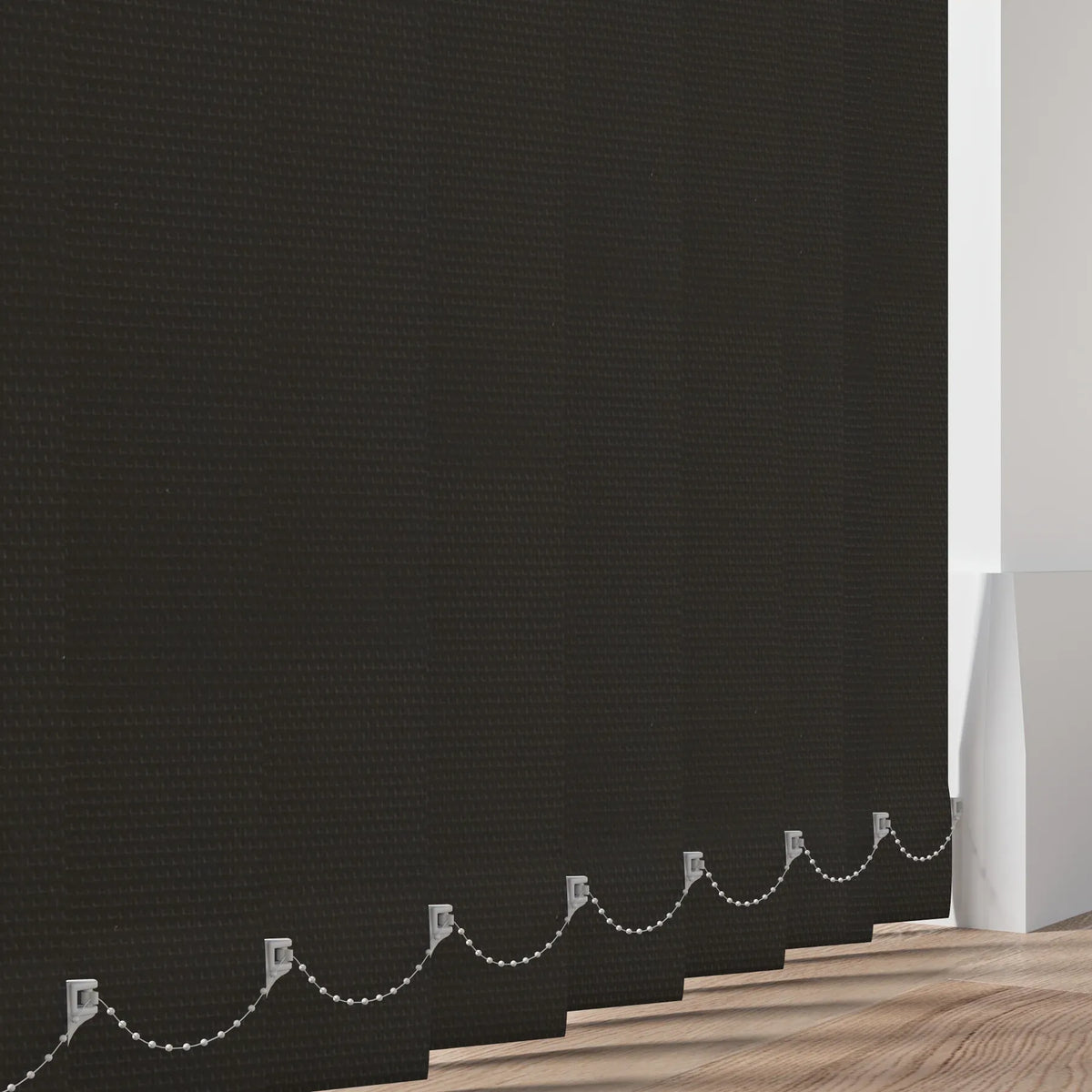 Urban Fr Black Vertical Replacement Blind Slat