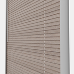 Perfect Fit No Drill Metal Blind - Walnut - 25mm