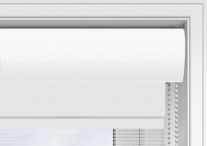 Ozark White- Electrical Day and Night Blinds