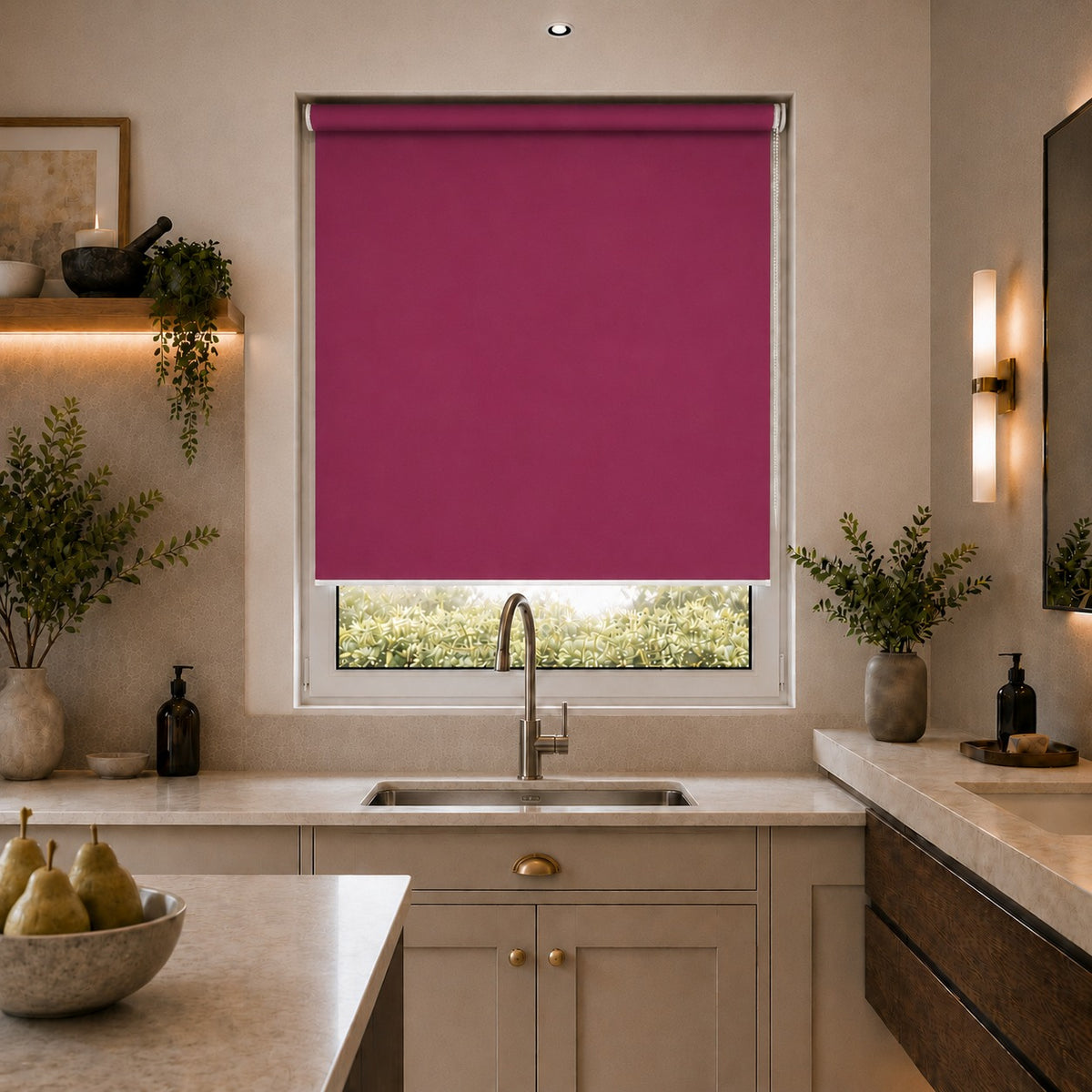 Unity Polaris Rasberry Roller Blind