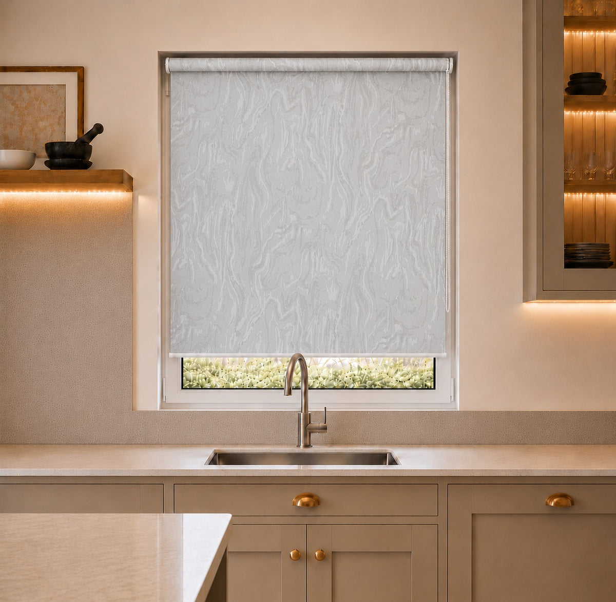 Noelle Silver Roller Blind