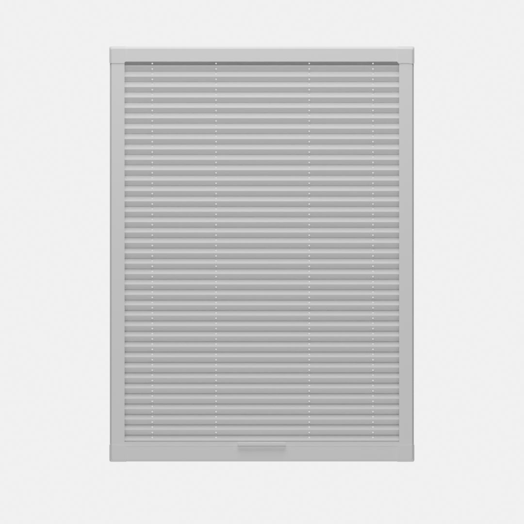 Thermal Blackout Perfect Fit No Drill Pleated White