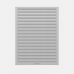 Thermal Blackout Perfect Fit No Drill Pleated White