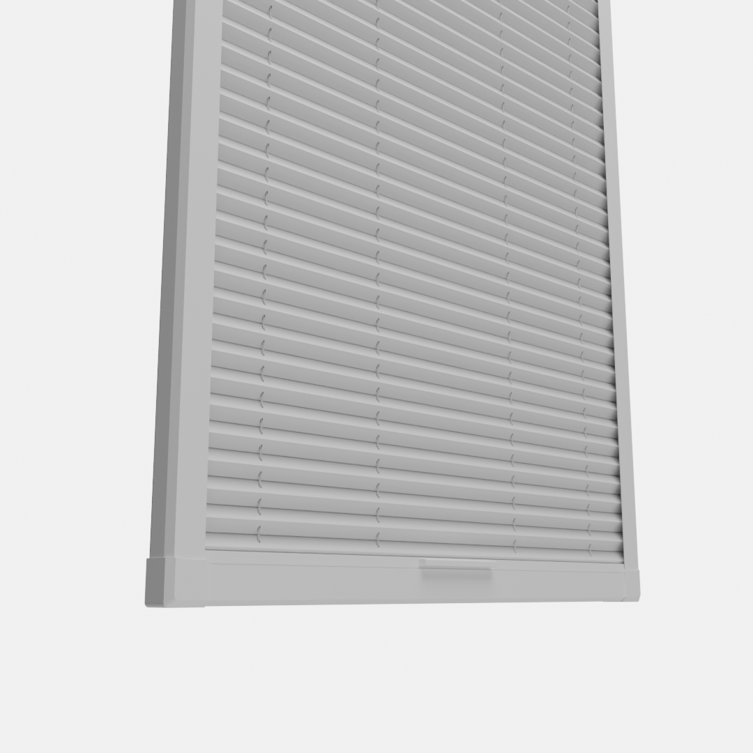 Thermal Blackout Perfect Fit No Drill Pleated White