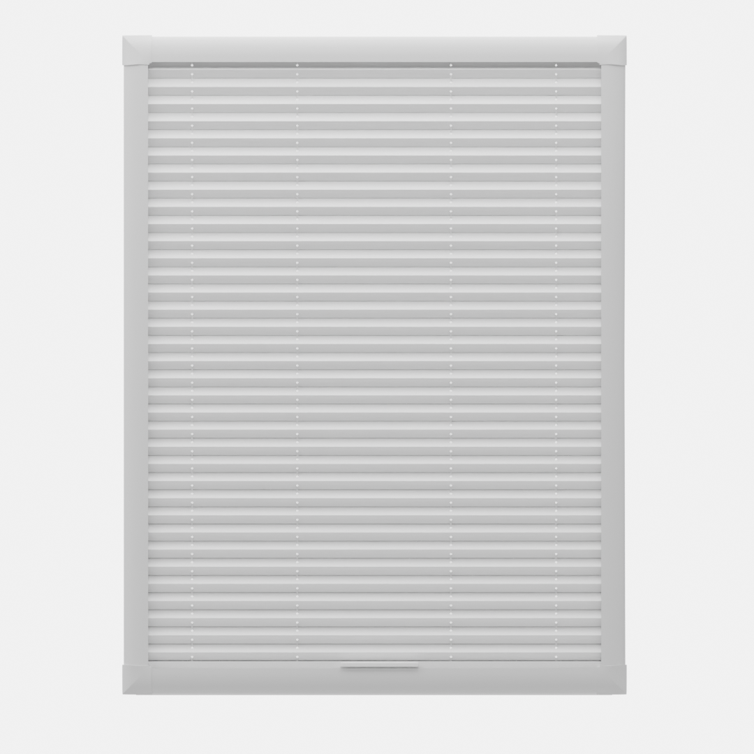 Perfect Fit No Drill Pleated White