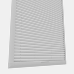 Perfect Fit No Drill Pleated White