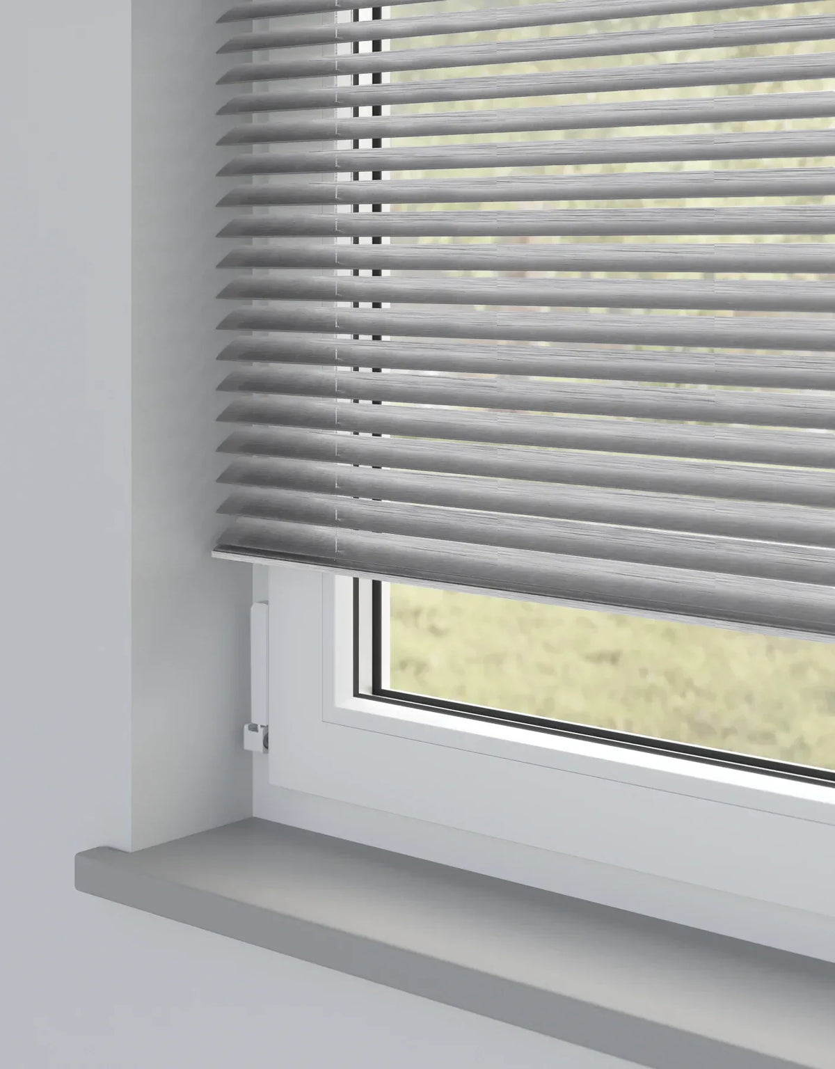Brushed Nickel MetalVenetian Blind - 25mm