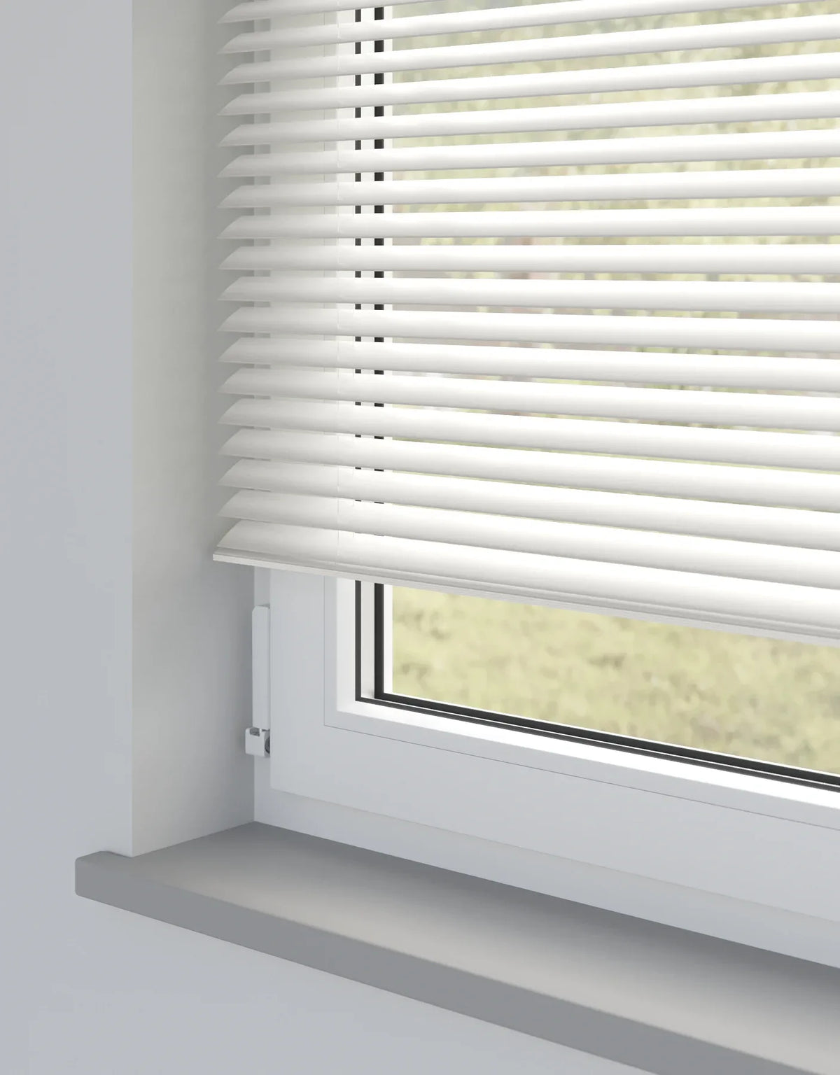 Cream Metal Venetian Blind - 25mm