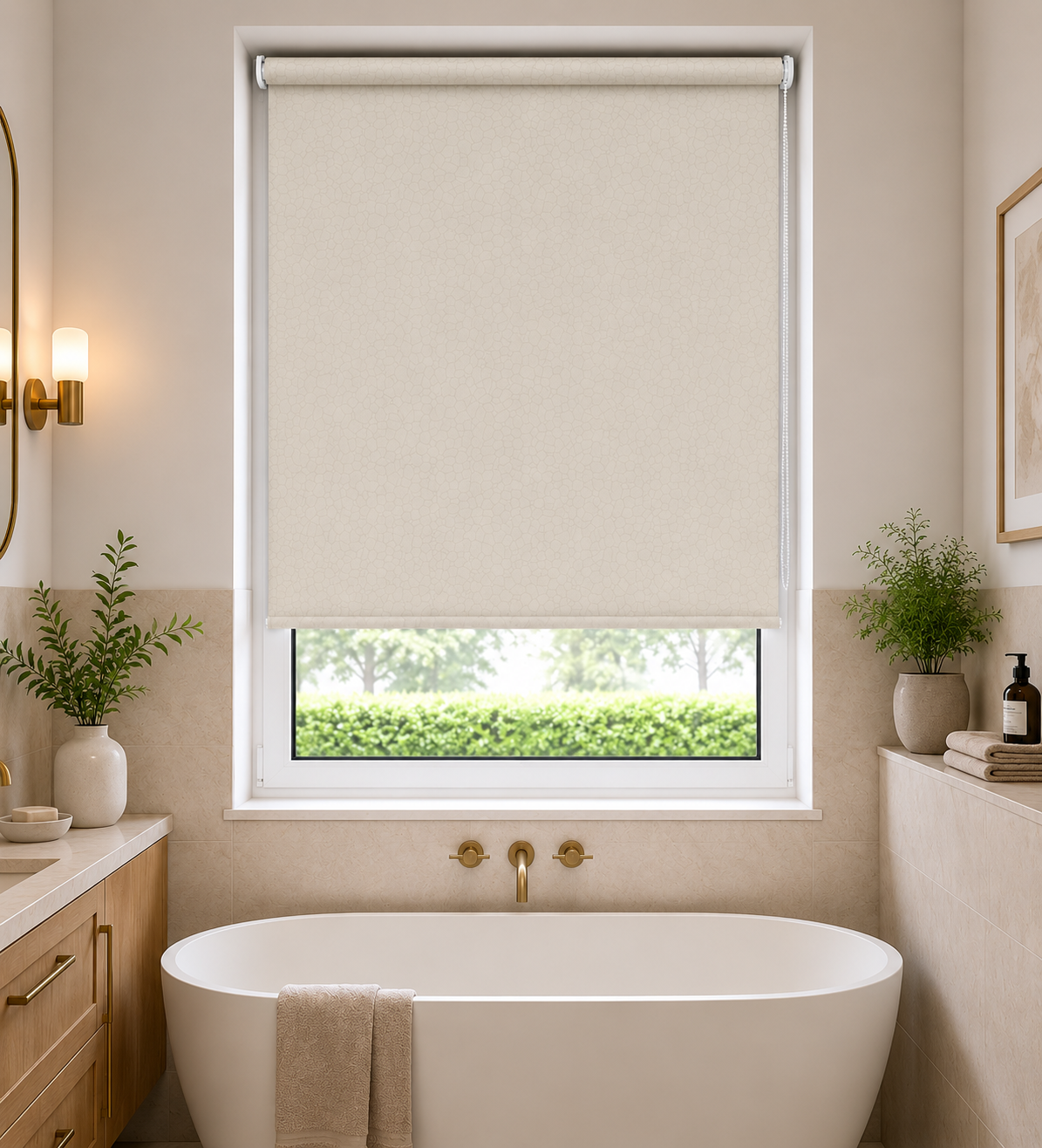 Vega Ice - PVC Blackout Waterproof Roller Blind