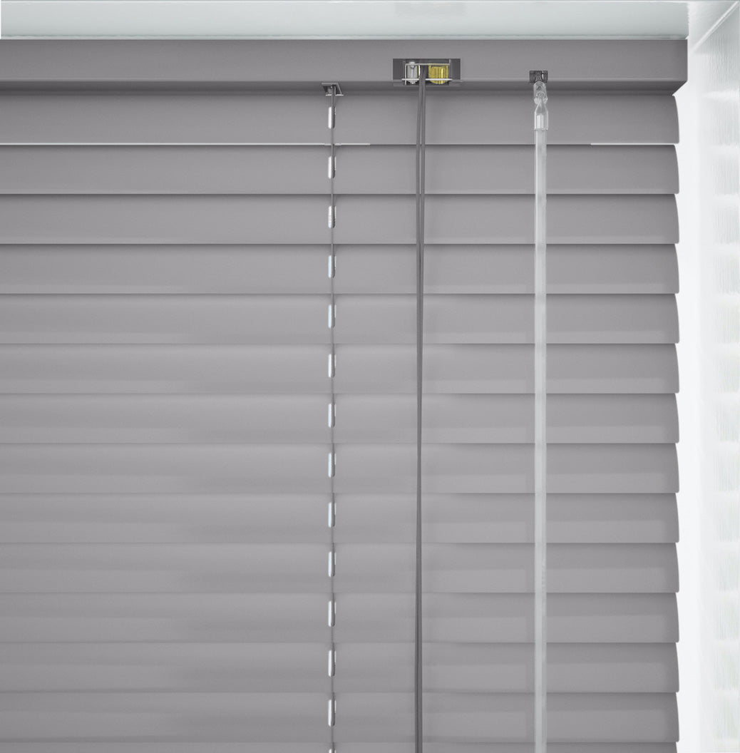 Mid Grey Metal Venetian Blind - 25mm