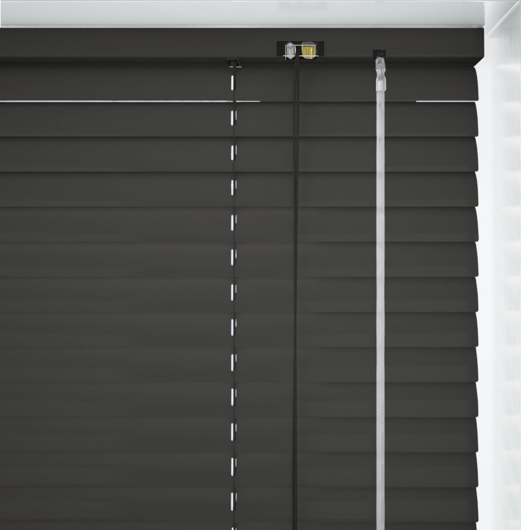 Charcoal Grey MetalVenetian Blind - 25mm
