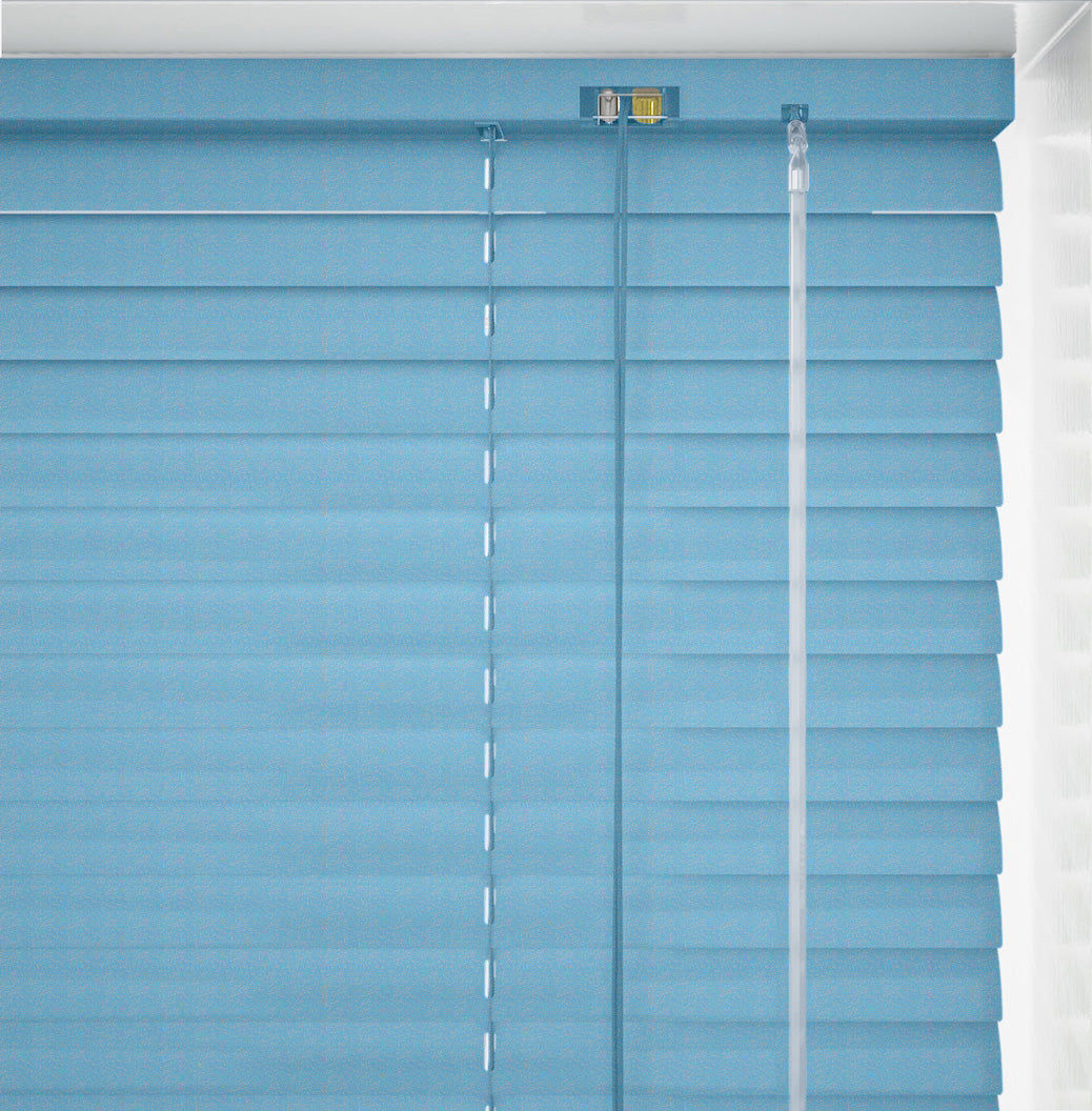 Sparkle Blue Metal Venetian Blind - 25mm