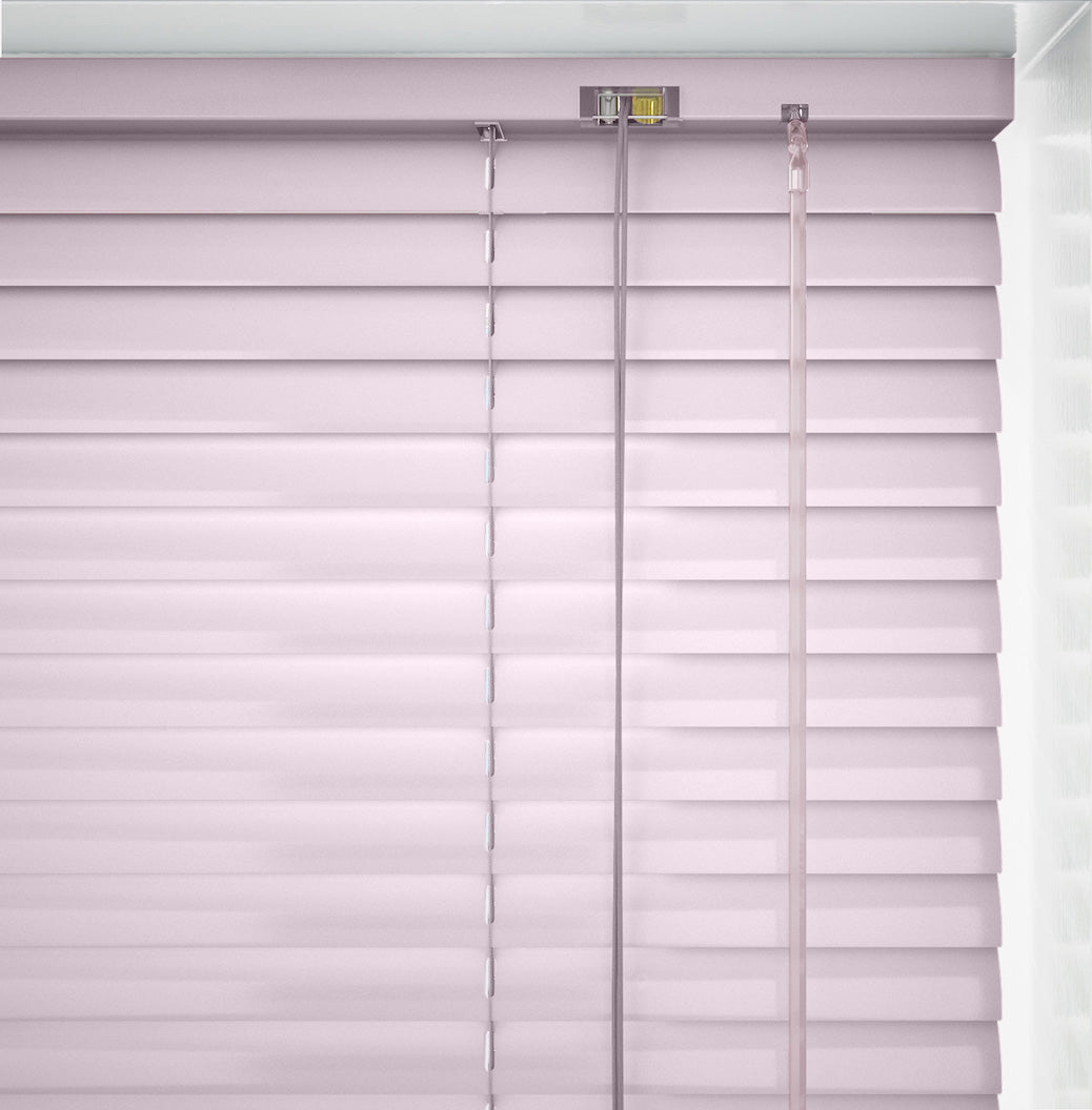 Ice Pink Metal Venetian Blind - 25mm