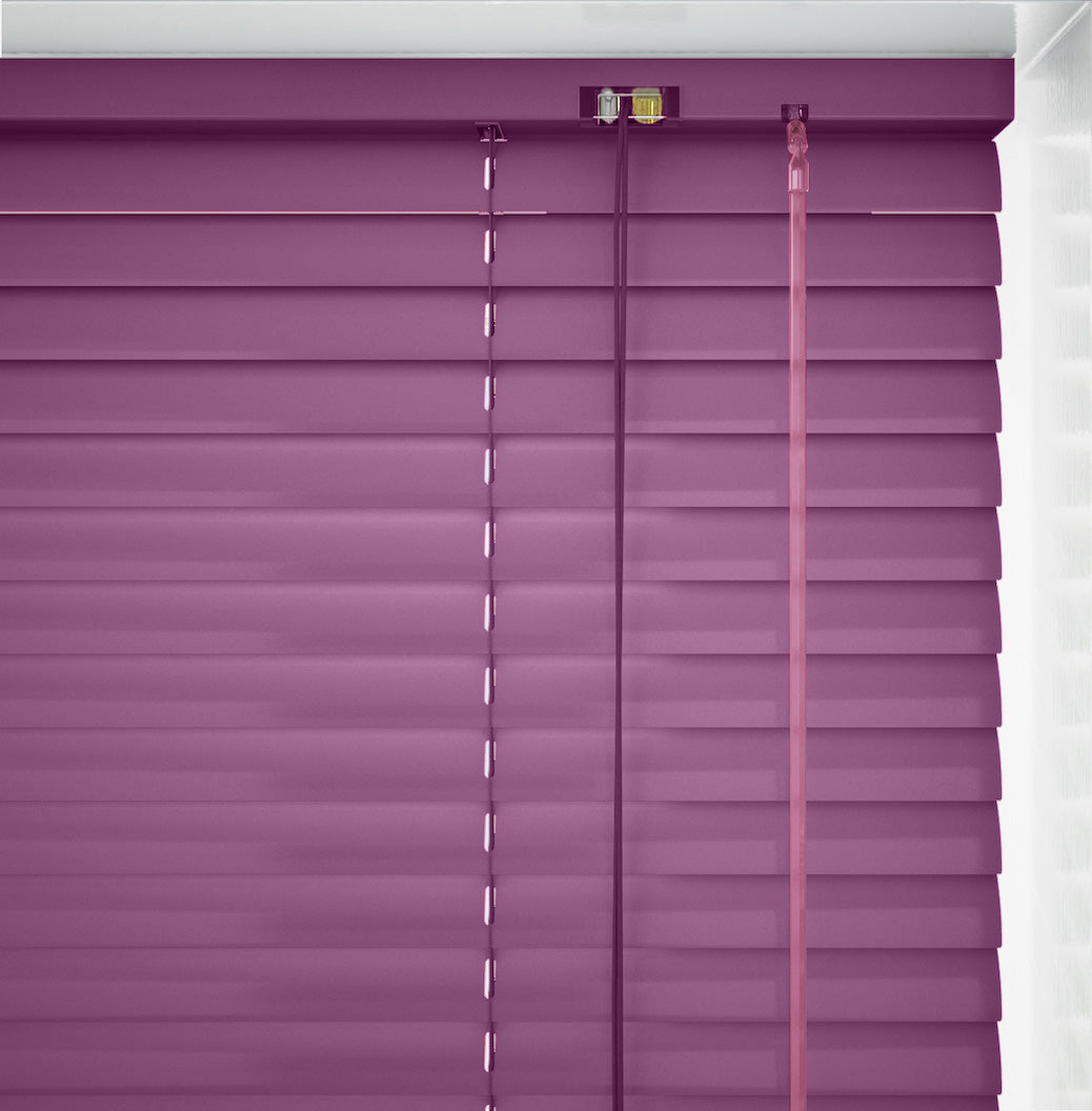 Damson Metal Venetian Blind - 25mm