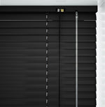 Black Gloss MetalVenetian Blind - 25mm