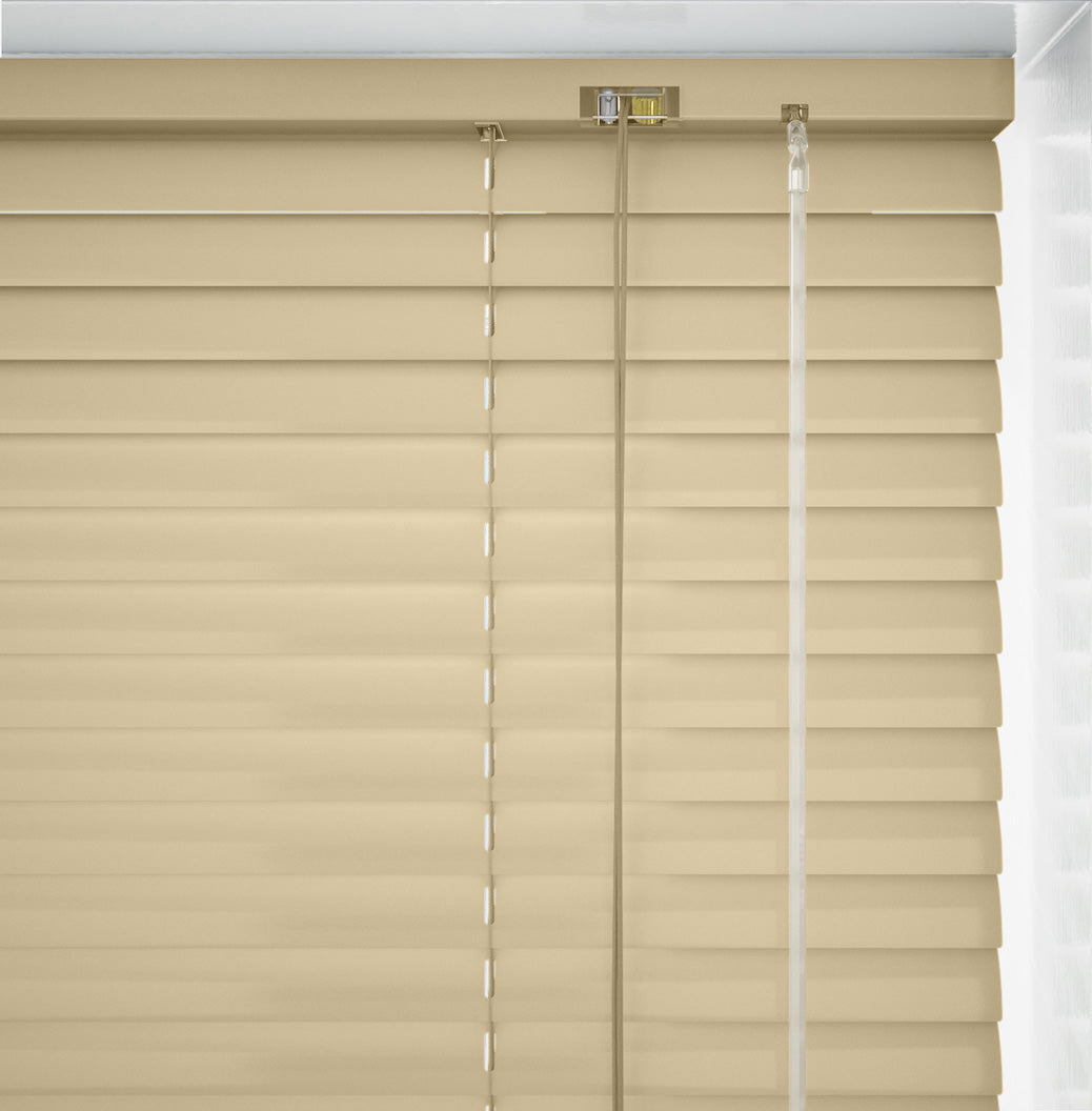 Natural Taupe Metal Venetian Blind - 25mm