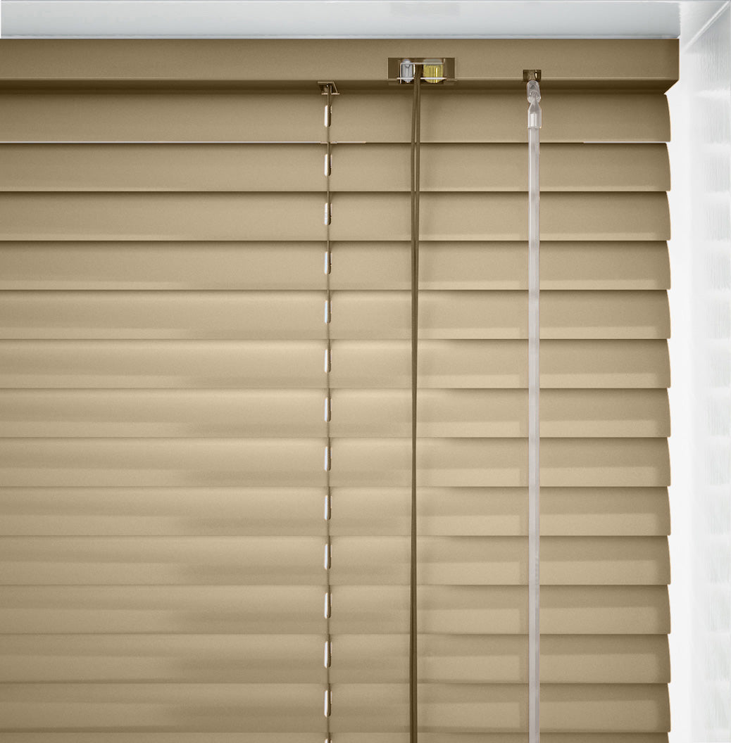 Latte Metal Venetian Blind - 25mm