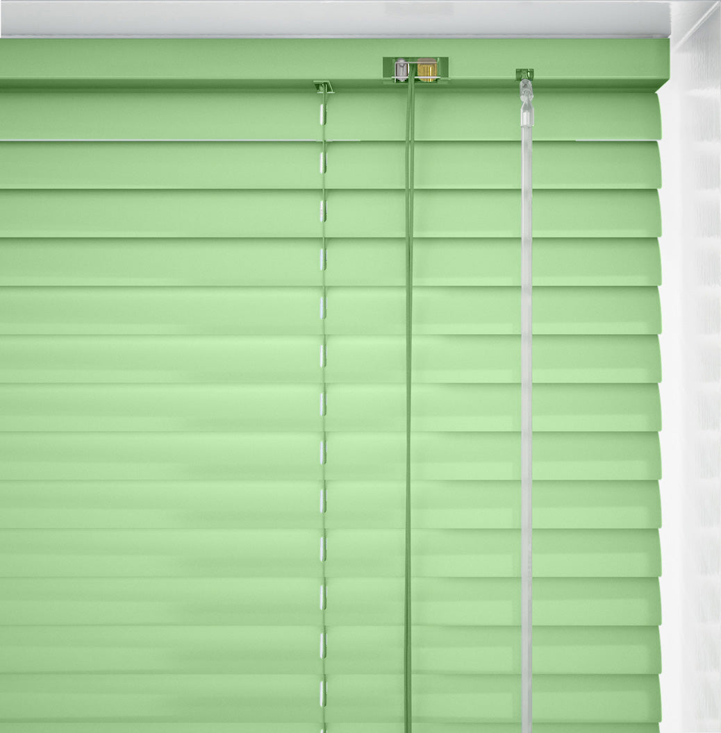 Pistachio Metal Venetian Blind - 25mm