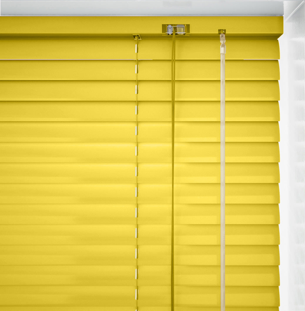 Buttercup MetalVenetian Blind - 25mm